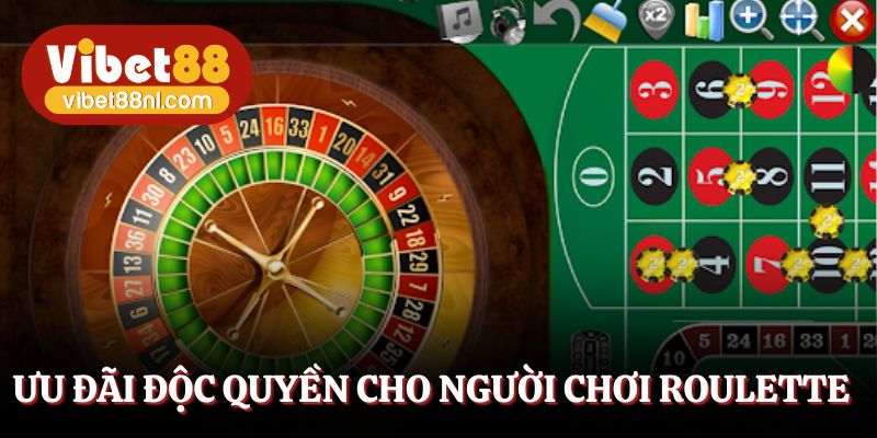 Một số ưu đãi độc quyền cho người chơi roulette tại vibet88