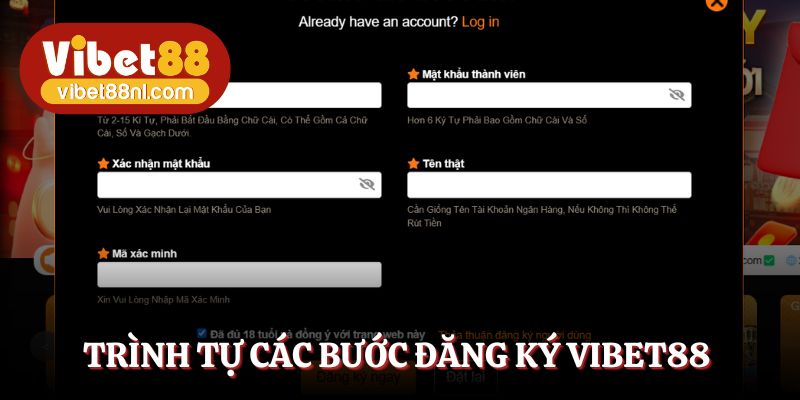 Hướng dẫn các bước đăng ký Vibet88 chuẩn chỉnh